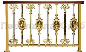 Латунные лестничные перила серии – Нимфалида XL05 в Волгограде. Готовые проекты ПерилаГлавСнаб