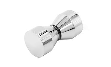 Дверная ручка «кноб» для душа, алюминий-хром, полированная t693 ALPC купить в Волгограде