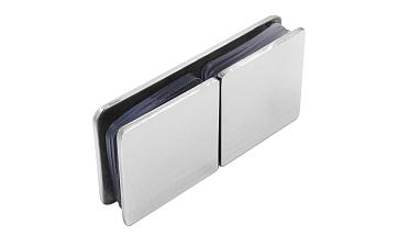 Коннектор для душевой кабины стекло-стекло 180°, 45х45, нерж 304, вырез 64 t724 PSS купить в Волгограде