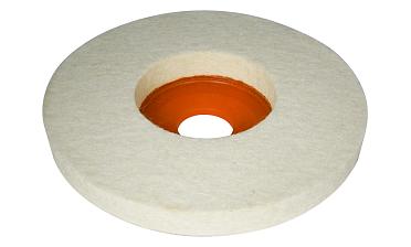 K427-3 войлок белый Ø125х10 мм очищенный, для тонкой полировки 11 000 rpm, Premium k427-3  купить в Волгограде