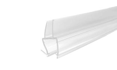 Уплотнитель для стекла в душевую кабину 10 мм, прозрачный, стена-стекло 2200 мм t226 купить в Волгограде