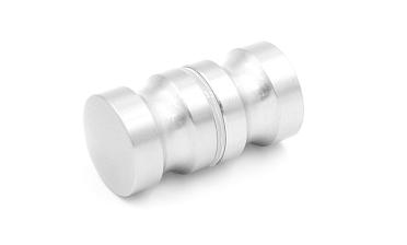 Дверная ручка "кноб", алюминий-хром, шлифованный t692 AL SSS купить в Волгограде