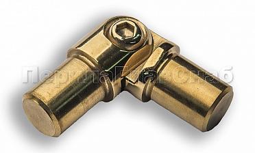 Поворот ригеля Ø16х1.5 мм, с двумя установочными штифтами, шарнирный, золото (AISI 304) k060-88 купить в Волгограде