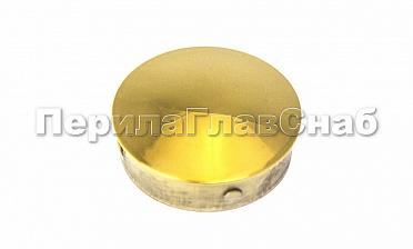 Заглушка штампованная Ø38х1.5 мм, (AISI 304), под золото Фk036-88 купить в Волгограде