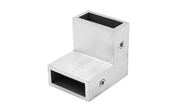 Соединитель труба-труба 90°, для трека 30х10 мм, 90°, AISI 304, шлифованный t460 SSS купить в Волгограде