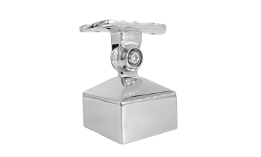 Наконечник 40х40 мм внешний полированный, с ложе под Ø50.8 мм, литой, регулируемый, облегченный, AISI 304, k239-4-NEW купить в Волгограде