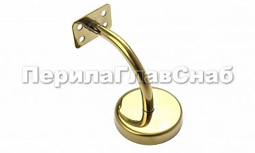 Пристенок с ложементом под плоскость,  сварной с крышкой, полированный, под золото (AISI 201) Фk386-88 купить в Волгограде