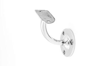 Пристенок с ложементом под Ø50.8 мм, вынос 70х45, Ø60х3 мм, литой, 25х45х2 мм, полированный, (AISI 316) k234-2 купить в Волгограде