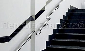 Пристенный поручень из нержавеющей стали 50 мм в Волгограде. Готовые проекты ПерилаГлавСнаб
