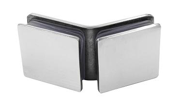 Коннектор для душевой кабины стекло-стекло 135° 45х45 мм латунь-хром t726 PC купить в Волгограде