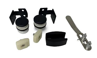 Комплект раздвижной системы на G-профиле, черный t407 BL  купить в Волгограде