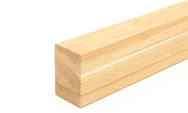 Дубовый поручень 60х40 некрашеный БЕЗ ПАЗА, Премиум Ф-1196 купить в Волгограде