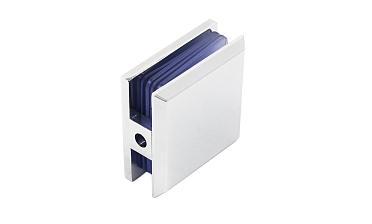 Коннектор для душевой кабины стена-стекло 45х45 мм цинк-хром, полированный t730 PZn купить в Волгограде