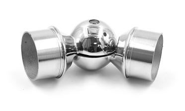 Поворот литой, регулируемый, "шар" с установочными кольцами, под Ø50.8 мм, (AISI 304) k558 купить в Волгограде