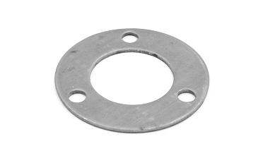 Фланец стойки 38/80 х 3 мм, 3 отв х М10 х 20, черный металл k116-38-9 купить в Волгограде