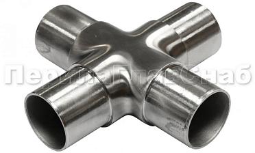 Соединение поручня Ø50.8 мм, крестовина (AISI 304) k361 купить в Волгограде