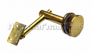 Выносной держатель поручня на стекло 8-16 мм, под золото (AISI 304) Фk241-88 купить в Волгограде