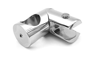 Держатель стекла сквозной боковой, для трубы 19 мм, полированный, t912 PSS купить в Волгограде