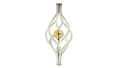 Декоративная вставка (корзинка) для стойки Ø25 мм, с золотым шаром k388-2 купить в Волгограде