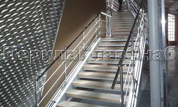 Нержавеющие перила и ограждения с подсветкой в Волгограде. Готовые проекты ПерилаГлавСнаб