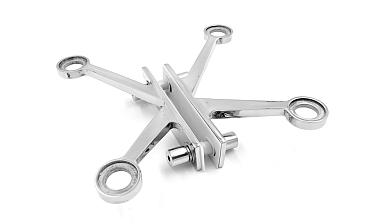 X-спайдер для установки на стеклянное ребро AISI 304 k290-X купить в Волгограде