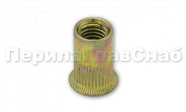 Заклепка латунь с внутр. резьбой М8, бурт №1 k478 купить в Волгограде