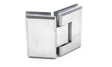 Петля для душевой стекло-стекло 90х55 мм, 135°, нержавеющая сталь AISI 304, шлифованная t302 SSS купить в Волгограде