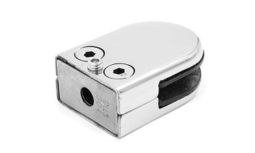 Стеклодержатель штампованный под стекло 10 мм (5+5 мм), на плоскость 40х24х54 полированный (AISI 304) k539-10 купить в Волгограде