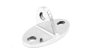 Крепление ванты(тяги) козырька к стене (AISI316), литое, полированное k658-16 купить в Волгограде