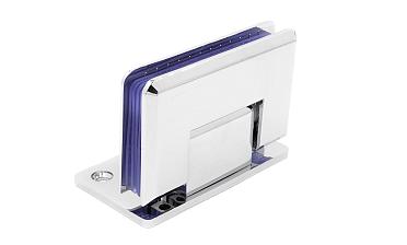 Петля для душевой кабины стена-стекло 90° с односторонним креплением, 90*55, цинк, полированная t305 PZn купить в Волгограде