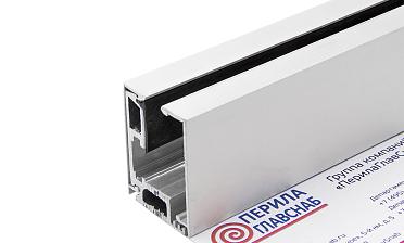 Комплект зажимного профиля для стекла 8-12 мм, анодированный, L=3000 мм т40-3 AL купить в Волгограде