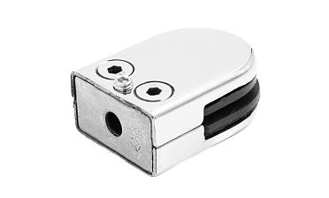 Стеклодержатель штампованный, под стекло 8 мм (4+4 мм), на плоскость 39х24х55 полированный (AISI 304) k539-2 купить в Волгограде