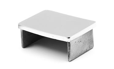 Заглушка для профильной трубы 40х60 мм, полированная, хром (AISI 304) k543 купить в Волгограде