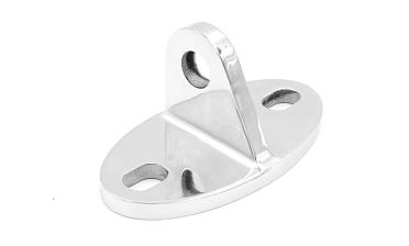 Крепление ванты(тяги) козырька к стене (AISI304), литое, полированное k658 купить в Волгограде