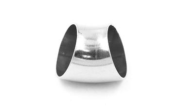 Отвод поручня под сварку Ø38.1х100/2х1.35 мм, 45°, полированный 400 Grit, (AISI 304) k095-45 купить в Волгограде