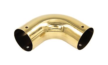 Отвод 90° для круглого пластикового поручня, золото k259-88 купить в Волгограде