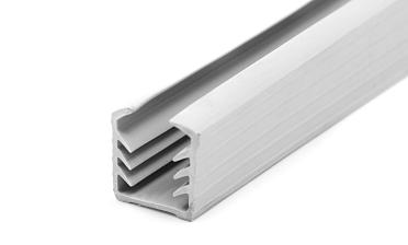 Уплотнитель в поручень с пазом 24х24 для стекла 12мм, EPDM (3-х метровый) СЕРЫЙ Фk301-G купить в Волгограде