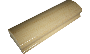 Пластиковый поручень фигурный текстурный, цвет беленый дуб, длина 4м k899-3  купить в Волгограде