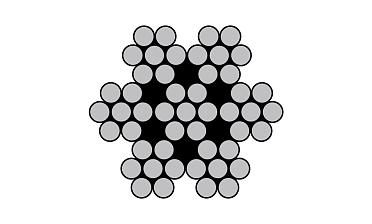 Трос из нержавеющей стали средней жесткости Ø6 мм AISI 304 Ф-1070 купить в Волгограде