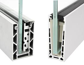 Алюминиевый профиль для стекла зажимной купить в Волгограде