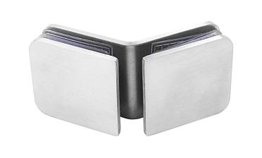 Коннектор для душевой кабины стекло-стекло 135° 45х45 мм шлифованный t726-2 SSS  купить в Волгограде