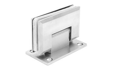 Петля для душевой кабины стена-стекло 90° 90х55 мм AISI 304, шлифованная  t301 SSS купить в Волгограде