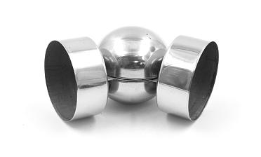 Поворот дер./пласт. поручня Ø50.8х0.4 мм, полированный, (AISI 201) k053-5 купить в Волгограде