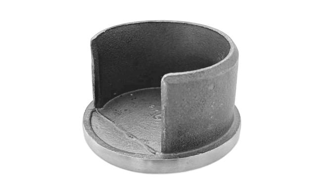 Заглушка с пазом на трубу Ø42.4 мм шлифованная (AISI 304) k099-2 2