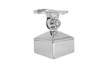 Наконечник 40х40 мм внешний полированный, с ложе под ПЛОСКОСТЬ, литой, регулируемый, облегченный, AISI 304, k239-5-NEW купить в Волгограде