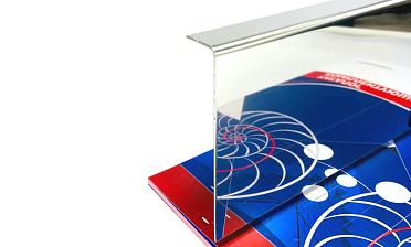 Лицевая накладка из полированной нержавейки на профиль т100 20,3х101мм длина 2 м т100-13  купить в Волгограде