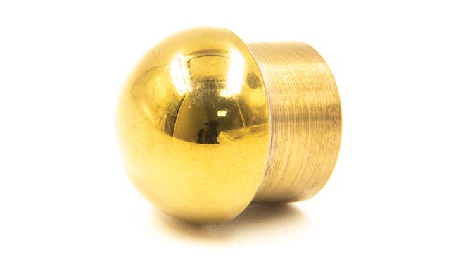 Заглушка для трубы Ø16 мм сферическая литая золотая k264-88  4