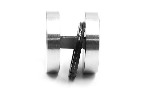 Коннектор для соединения стекол без вырезов (комплект 2 шпильки: 22мм и 28мм), под стекло 10-18 мм, шлиф t522-2 SSS 3