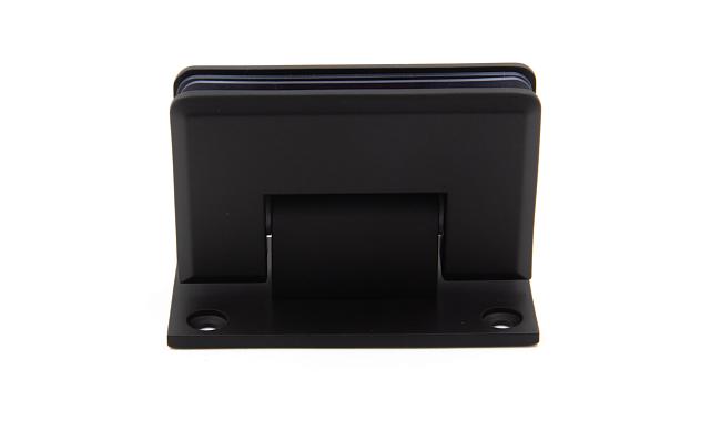 Петля для душевой кабины стена-стекло 90°, 90*55, цинк, черн. t301 BZn 4