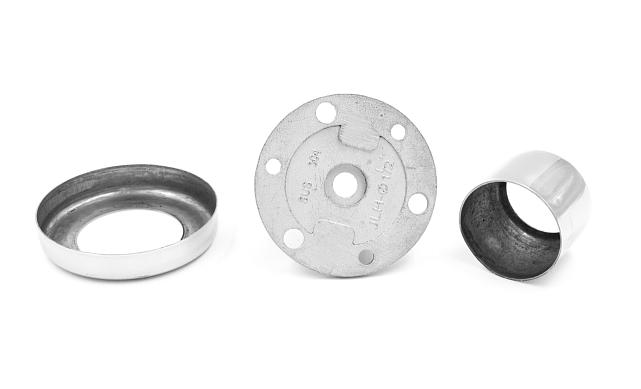 Цанга под трубу Ø38.1 мм, полированная #600, AISI 304, 3 отв.Ø7 мм, 3 отв. Ø9 мм, k026  4